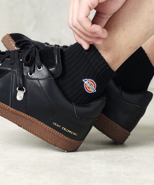 Dickies(ディッキーズ)の「"05"≪Dickies≫3足セット ブランドロゴマーク ロークルーソックス(ソックス/靴下・メンズ・オフホワイト/ブラック・25cm~27cm/23cm~25cm)」の2枚目の写真