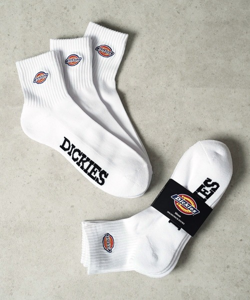 Dickies(ディッキーズ)の「"05"≪Dickies≫3足セット ブランドロゴマーク ロークルーソックス(ソックス/靴下・メンズ・オフホワイト/ブラック・25cm~27cm/23cm~25cm)」の11枚目の写真