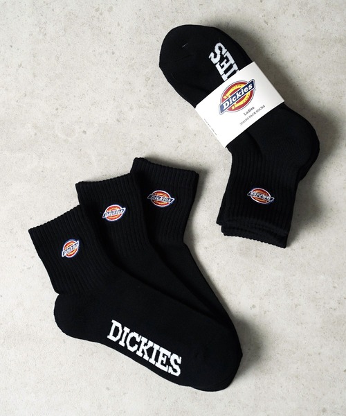 Dickies(ディッキーズ)の「"05"≪Dickies≫3足セット ブランドロゴマーク ロークルーソックス(ソックス/靴下・メンズ・オフホワイト/ブラック・25cm~27cm/23cm~25cm)」の10枚目の写真