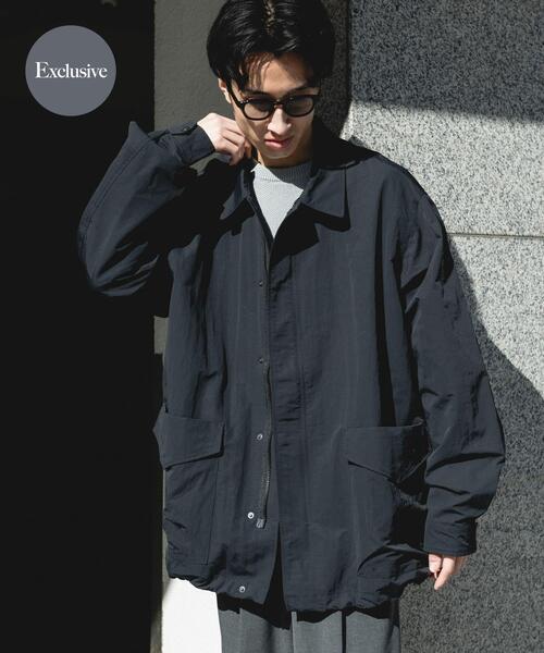 別注  Peak アーバンリサーチドアーズ ナイロンジャケット　ブラック 別注』Snow Peak Apparel×DOORS NYLON WASHER JACKET（ナイロン