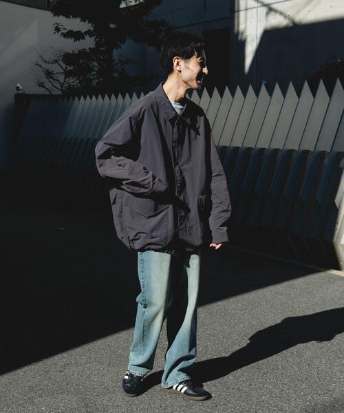 Snow Peak(スノーピーク)の「『別注』Snow Peak Apparel×DOORS NYLON WASHER JACKET(ナイロンジャケット・メンズ・ブラック/チャコールグレー/ベージュ・MEDIUM/X-LARGE/LARGE)」の22枚目の写真