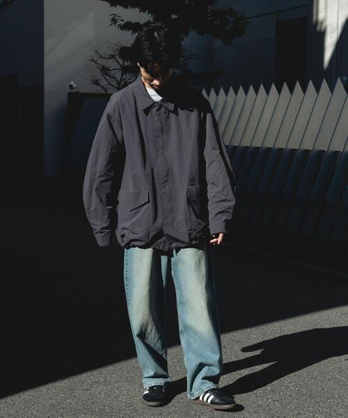 Snow Peak(スノーピーク)の「『別注』Snow Peak Apparel×DOORS NYLON WASHER JACKET(ナイロンジャケット・メンズ・ブラック/チャコールグレー/ベージュ・MEDIUM/X-LARGE/LARGE)」の21枚目の写真
