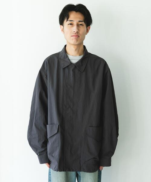 Snow Peak(スノーピーク)の「『別注』Snow Peak Apparel×DOORS NYLON WASHER JACKET(ナイロンジャケット・メンズ・ブラック/チャコールグレー/ベージュ・MEDIUM/X-LARGE/LARGE)」の20枚目の写真