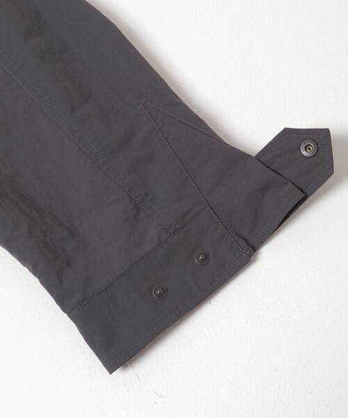 Snow Peak(スノーピーク)の「『別注』Snow Peak Apparel×DOORS NYLON WASHER JACKET(ナイロンジャケット・メンズ・ブラック/チャコールグレー/ベージュ・MEDIUM/X-LARGE/LARGE)」の15枚目の写真