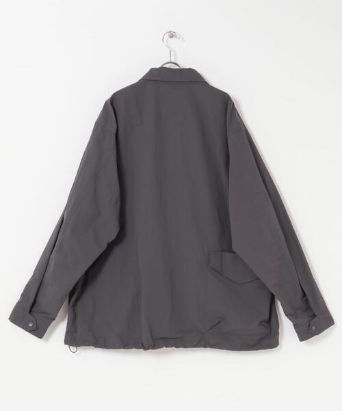 Snow Peak(スノーピーク)の「『別注』Snow Peak Apparel×DOORS NYLON WASHER JACKET(ナイロンジャケット・メンズ・ブラック/チャコールグレー/ベージュ・MEDIUM/X-LARGE/LARGE)」の11枚目の写真