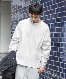 BAYFLOW（ベイフロー）の「【WEB限定】ベーシックポケットロンT / 無地 / ヘビーウェイト（Tシャツ/カットソー）」