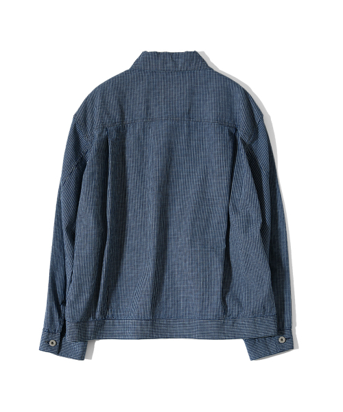 HORLISUN(ホーリーサン)の「Liverty Denim Check Jacket Navy(その他アウター・メンズ・その他・SMALL/MEDIUM/LARGE)」の2枚目の写真