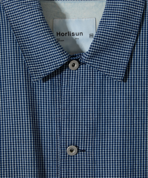 HORLISUN(ホーリーサン)の「Liverty Denim Check Jacket Navy(その他アウター・メンズ・その他・SMALL/MEDIUM/LARGE)」の3枚目の写真