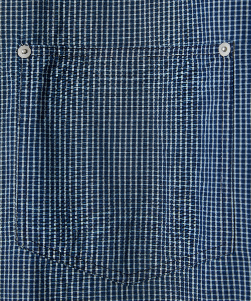 HORLISUN(ホーリーサン)の「Liverty Denim Check Jacket Navy(その他アウター・メンズ・その他・SMALL/MEDIUM/LARGE)」の4枚目の写真