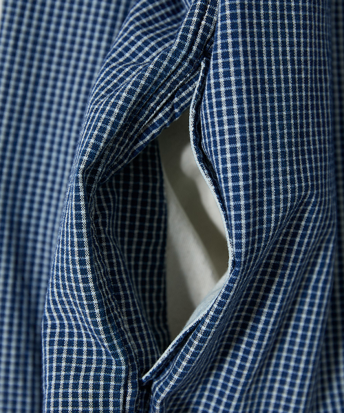 HORLISUN(ホーリーサン)の「Liverty Denim Check Jacket Navy(その他アウター・メンズ・その他・SMALL/MEDIUM/LARGE)」の5枚目の写真