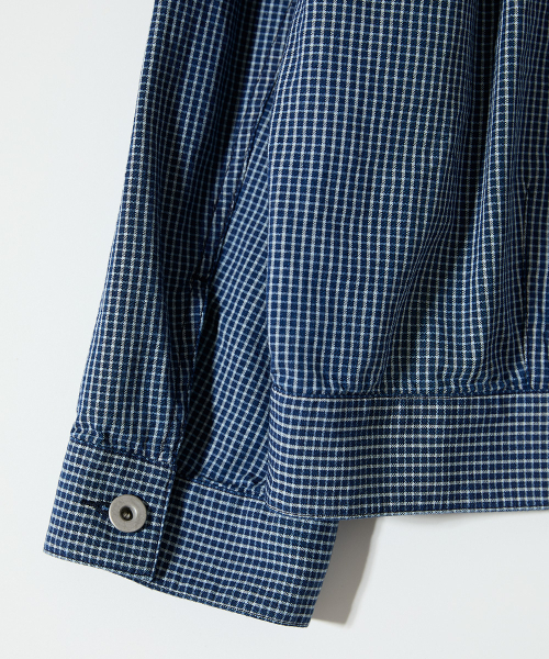 HORLISUN(ホーリーサン)の「Liverty Denim Check Jacket Navy(その他アウター・メンズ・その他・SMALL/MEDIUM/LARGE)」の6枚目の写真