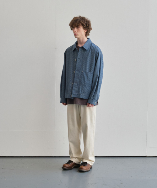 HORLISUN(ホーリーサン)の「Liverty Denim Check Jacket Navy(その他アウター・メンズ・その他・SMALL/MEDIUM/LARGE)」の9枚目の写真