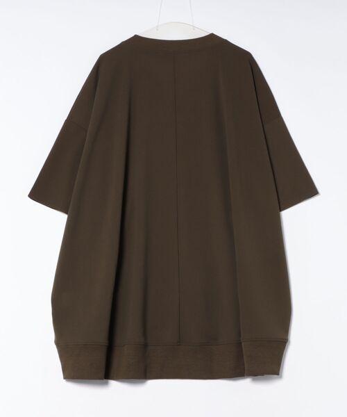 GOLDJAPAN(ゴールドジャパン)の「キーネックオーバーサイズチュニックTシャツ【大きいサイズ対応】(Tシャツ/カットソー・レディース・カーキ/ブラック/ネイビー・FREE)」の22枚目の写真