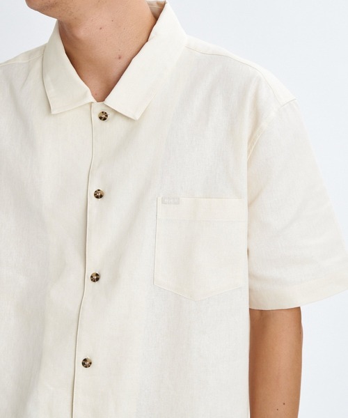 RVCA（ルーカ）の「RVCA メンズ TOKYO VACANCY SHIRT 半袖シャツ 【2026年春夏モデル】（シャツ/ブラウス・メンズ・ブラック系その他/ナチュラル/グレー系その他・MEDIUM/LARGE/X-LARGE/SMALL）」の9枚目の写真
