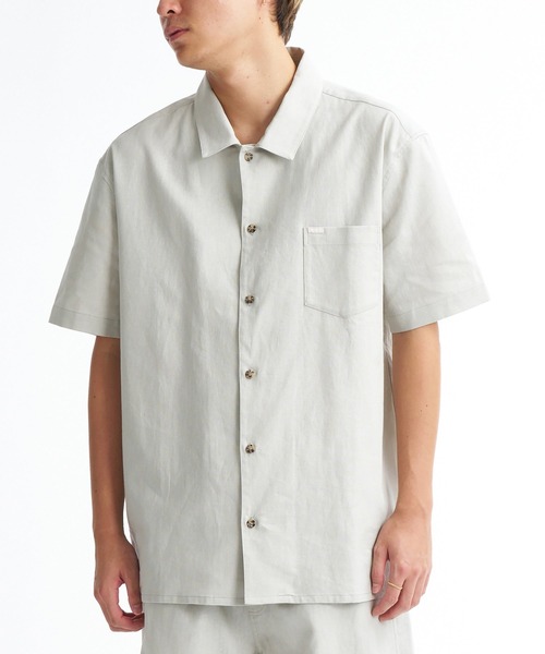RVCA（ルーカ）の「RVCA メンズ TOKYO VACANCY SHIRT 半袖シャツ 【2026年春夏モデル】（シャツ/ブラウス・メンズ・ブラック系その他/ナチュラル/グレー系その他・MEDIUM/LARGE/X-LARGE/SMALL）」の15枚目の写真