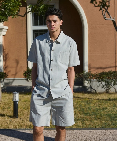 RVCA（ルーカ）の「RVCA メンズ TOKYO VACANCY SHIRT 半袖シャツ 【2026年春夏モデル】（シャツ/ブラウス・メンズ・ブラック系その他/ナチュラル/グレー系その他・MEDIUM/LARGE/X-LARGE/SMALL）」の6枚目の写真