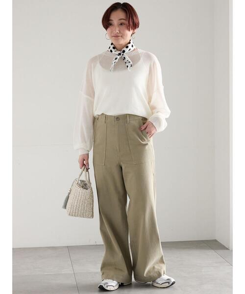 Te chichi（テチチ）の「ベイカーパンツ（その他パンツ・レディース・カーキ/ベージュ/グレー・F）」の10枚目の写真
