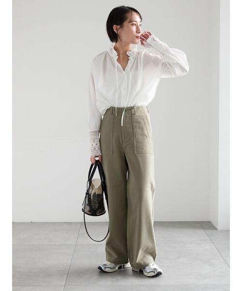 Te chichi（テチチ）の「ベイカーパンツ（その他パンツ・レディース・カーキ/ベージュ/グレー・F）」の15枚目の写真