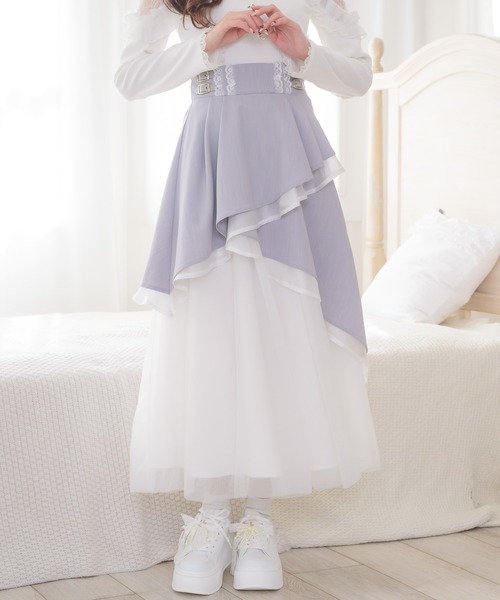 couture BY ROJITA(クチュールバイロジータ)の「異素材アシメフレアスカート(スカート・レディース・その他/ブラック/グレー・FREE)」の14枚目の写真
