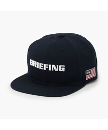BRIEFING（ブリーフィング）の「【BRIEFING GOLF/ブリーフィングゴルフ】MEN’S BASIC FLAT VISOR CAP（キャップ）」