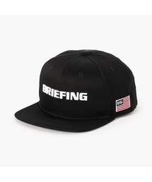 BRIEFING（ブリーフィング）の「【BRIEFING GOLF/ブリーフィングゴルフ】MEN’S BASIC FLAT VISOR CAP（キャップ）」