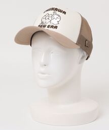 NEW ERA（ニューエラ）の「【NEW ERA/ニューエラ】9FORTY A-Frame トラッカー ちいかわ / ハチワレ・うさぎ カーキ（キャップ）」