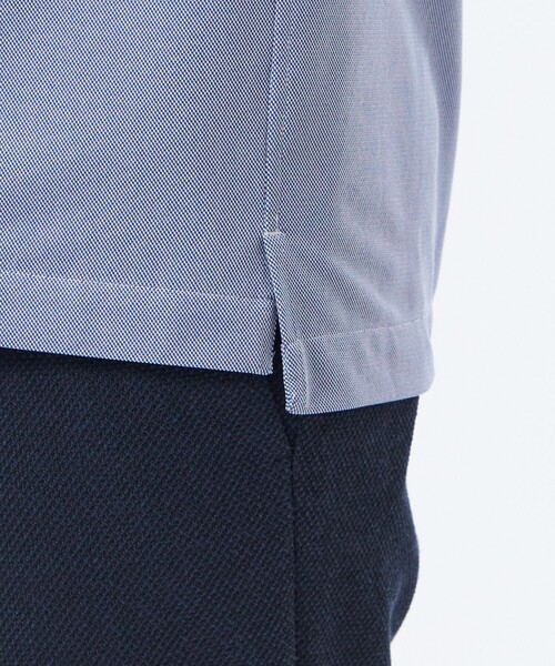 MACKINTOSH PHILOSOPHY（ﾏｯｷﾝﾄｯｼｭ ﾌｨﾛｿﾌｨｰ）の「トロッター シャツ スクエアボタンダウン トリコットバリエーション（シャツ/ブラウス・メンズ・ホワイト/グレー系その他2/ブルー・40/38/42）」の12枚目の写真