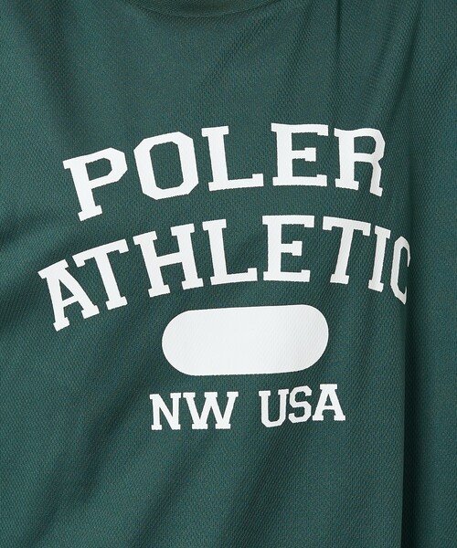 POLeR(ポーラー)の「【POLeR/ポーラー】ATHLETIC ロゴTシャツ / 61MCV0036 / ユニセックス(Tシャツ/カットソー・メンズ・グリーン/ネイビー/ブラック・M/L)」の10枚目の写真