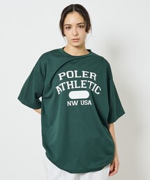【POLeR/ポーラー】ATHLETIC ロゴTシャツ / 61MCV0036 / ユニセックス