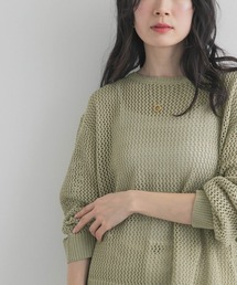 URBAN RESEARCH DOORS | メッシュニットプルオーバー｜春服/春ニット/大人カジュアル(ニット/セーター)