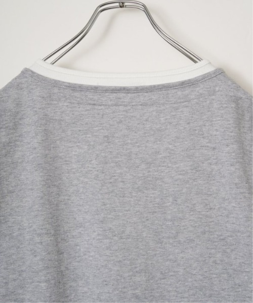 LBC（エルビーシー）の「ヘンリーネックレイヤー7分袖Tシャツ（Tシャツ/カットソー・レディース・ブルー/グレー/ブラック/ピンク・L/M）」の16枚目の写真