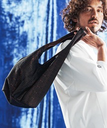 ANGENEHM（アンゲネーム）の「mko13527-Sheer Lace Contrast Satin Daily Tote レーストートバッグ(AG06-024scg)（トートバッグ）」