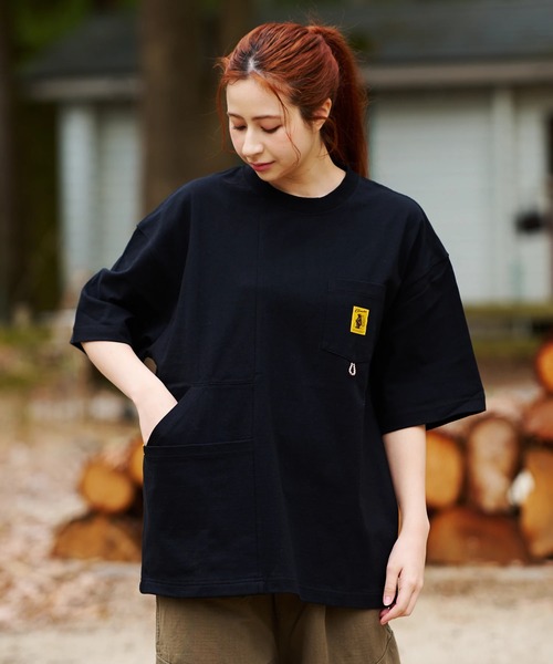 COBMASTER(コブマスター)の「COBMASTER/コブマスター 吸水速乾/抗菌防臭 ラゲッジポケット ルーズTEE(Tシャツ/カットソー・メンズ・その他2/その他1/ブラック/ホワイト/その他3・X-LARGE/LARGE/MEDIUM)」の2枚目の写真