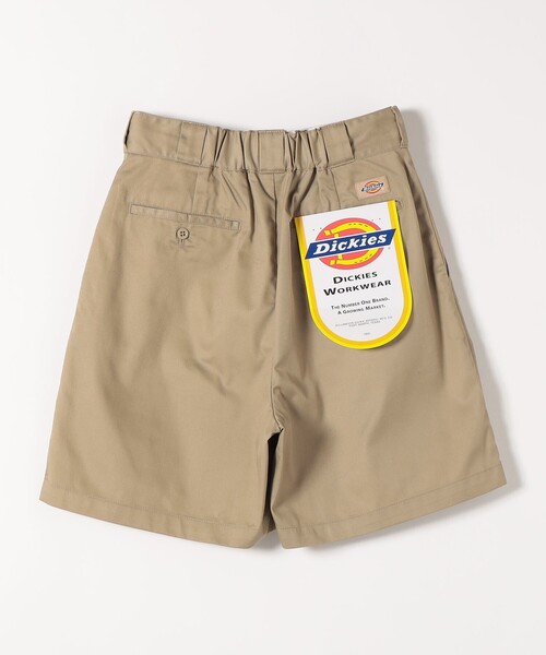 Dickies(ディッキーズ)の「DICKIES:〈洗濯機可能〉ツイル ツータック ショート パンツ(その他パンツ・レディース・ベージュ/ブラック・ONE SIZE)」の7枚目の写真