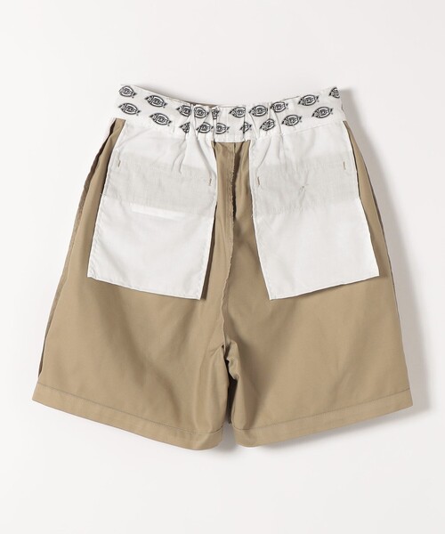 Dickies(ディッキーズ)の「DICKIES:〈洗濯機可能〉ツイル ツータック ショート パンツ(その他パンツ・レディース・ベージュ/ブラック・ONE SIZE)」の10枚目の写真