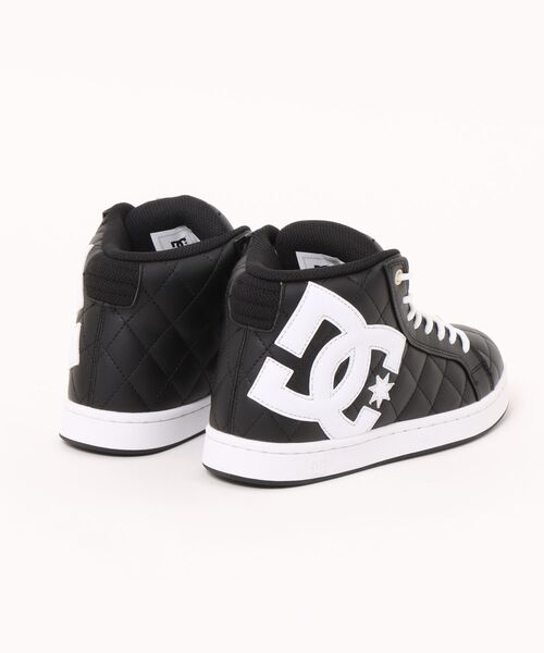 DC SHOES(ディーシーシューズ)の「DC SHOES ディーシーシューズ ALLIANCE HI SE SN レディーススニーカー ハイカット(アライアンスハイSESN) DM261302 BWG ブラック/ホワイト(スニーカー・レディース・ブラック×ホワイト・23.0cm/23.5cm/24.0cm/24.5cm/25.0cm)」の3枚目の写真
