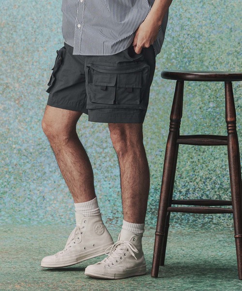 THEOREM(セオレム)の「mp14979- Multi Tools Cargo Short Pants カーゴショーツ(TRM-3684)(その他パンツ・メンズ・ホワイト系その他/チャコールグレー・L/M)」の2枚目の写真