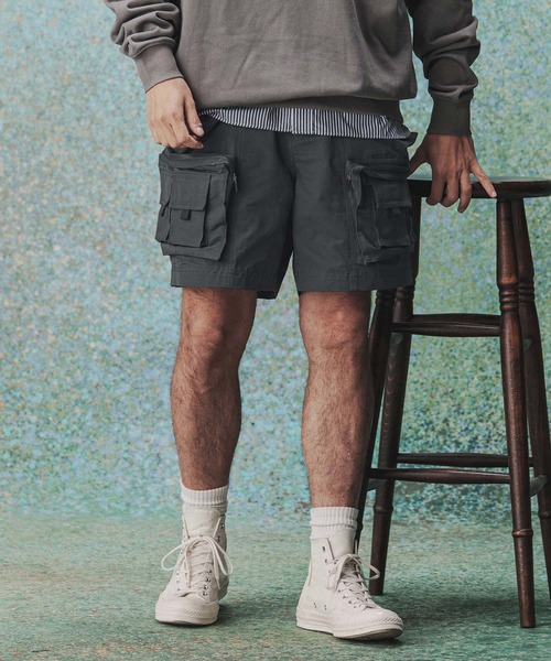 THEOREM(セオレム)の「mp14979- Multi Tools Cargo Short Pants カーゴショーツ(TRM-3684)(その他パンツ・メンズ・ホワイト系その他/チャコールグレー・L/M)」の4枚目の写真
