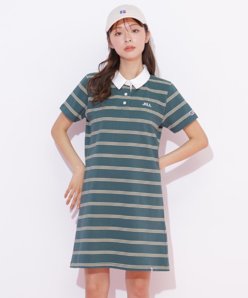 JILL by JILL STUART（ジルバイジルスチュアート）の「Russell Athletic別注ラガーワンピース（ワンピース・レディース・ピンク系その他/ネイビー/グリーン系その他・FREE）」の17枚目の写真
