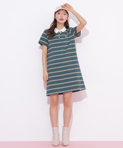 JILL by JILL STUART（ジルバイジルスチュアート）の「Russell Athletic別注ラガーワンピース（ワンピース・レディース・ピンク系その他/ネイビー/グリーン系その他・FREE）」の22枚目の写真