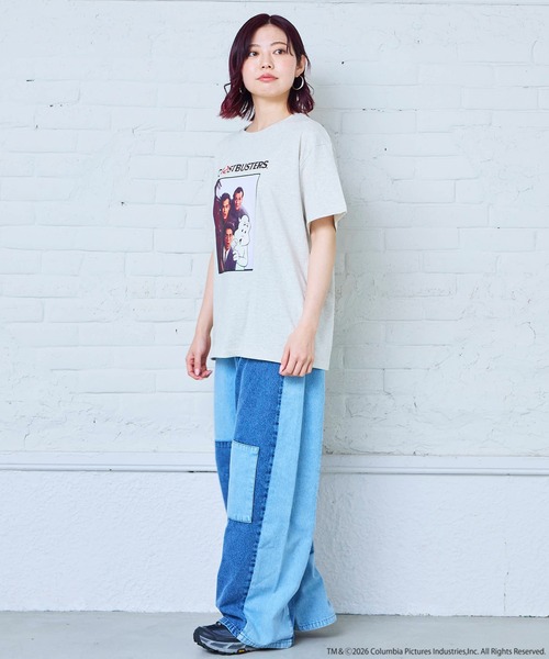 MARKEY'S（マーキーズ）の「【GHOSTBUSTERS/ゴーストバスターズ】別注プリントTシャツ/おとな（Tシャツ/カットソー・レディース・ターコイズブルー/キナリ・160cm/180cm）」の9枚目の写真