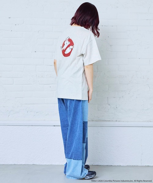 MARKEY'S（マーキーズ）の「【GHOSTBUSTERS/ゴーストバスターズ】別注プリントTシャツ/おとな（Tシャツ/カットソー・レディース・ターコイズブルー/キナリ・160cm/180cm）」の10枚目の写真
