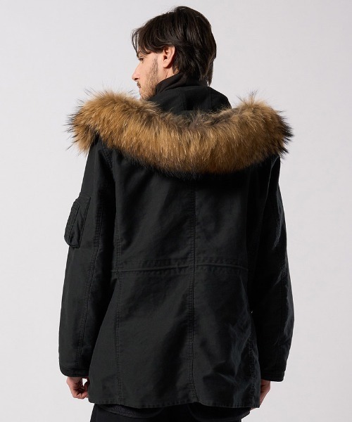 wjk(ダヴルジェイケイ)の「mj11521- heavy moleskin N-3B フライトジャケット(1879 co32j)(ミリタリージャケット・メンズ・カーキオリーブ/ブラック・S/M/L/XL)」の12枚目の写真