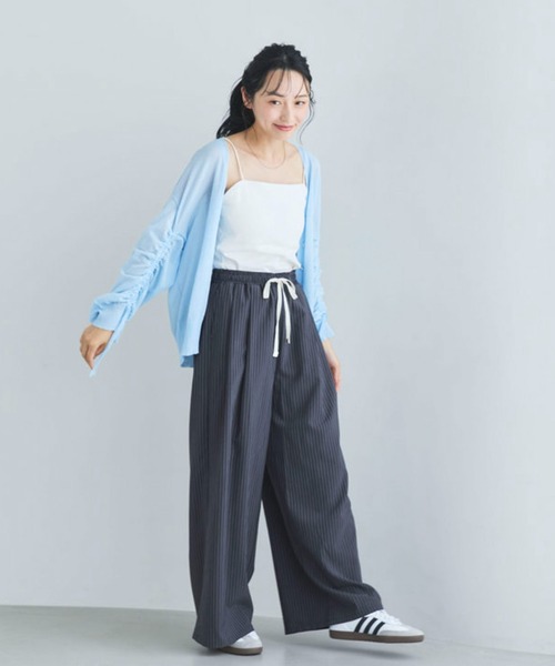 Liora by archives(リオラバイアルシーヴ)の「ストライプイージーパンツ(その他パンツ・レディース・チャコールグレー/ベージュ/ネイビー・SMALL/MEDIUM/LARGE/P/S)」の10枚目の写真