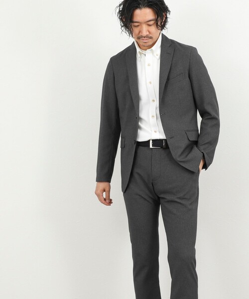 NOLLEY’S（ノーリーズ）の「《ビジカジ/セットアップ対応》TRABEST サッカーテーラードジャケット 26SS（テーラードジャケット・メンズ・ダークネイビー/チャコールグレー/ブルー系その他・S/M/L/XL）」の17枚目の写真