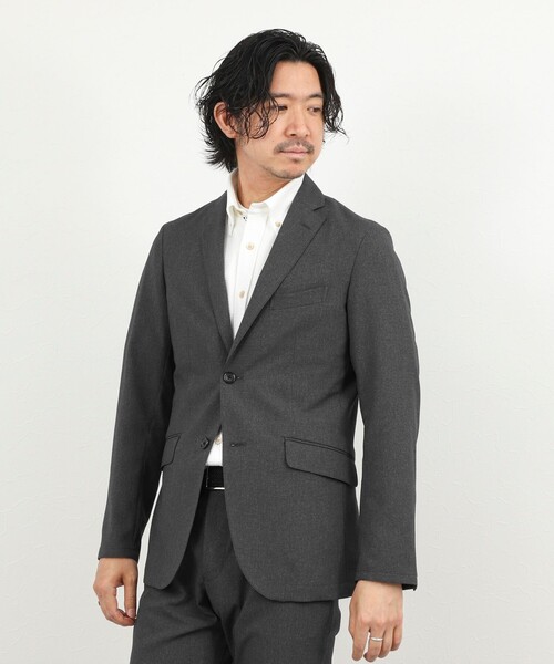 NOLLEY’S（ノーリーズ）の「《ビジカジ/セットアップ対応》TRABEST サッカーテーラードジャケット 26SS（テーラードジャケット・メンズ・ダークネイビー/チャコールグレー/ブルー系その他・S/M/L/XL）」の19枚目の写真