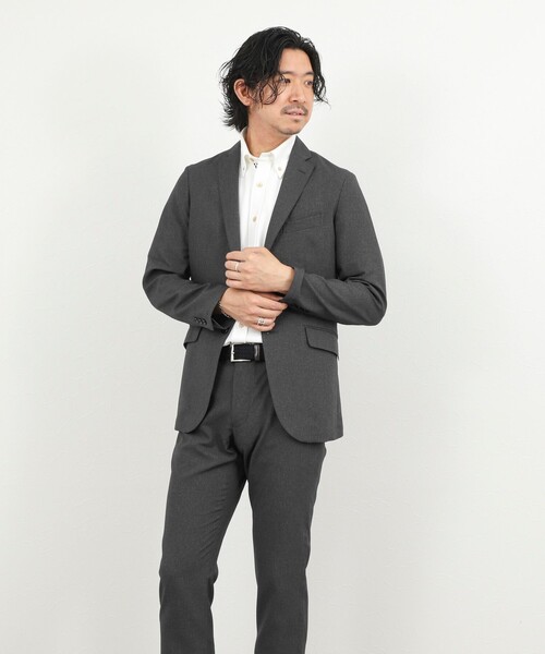 NOLLEY’S（ノーリーズ）の「《ビジカジ/セットアップ対応》TRABEST サッカーテーラードジャケット 26SS（テーラードジャケット・メンズ・ダークネイビー/チャコールグレー/ブルー系その他・S/M/L/XL）」の21枚目の写真