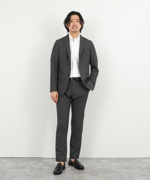 NOLLEY’S（ノーリーズ）の「《ビジカジ/セットアップ対応》TRABEST サッカーテーラードジャケット 26SS（テーラードジャケット・メンズ・ダークネイビー/チャコールグレー/ブルー系その他・S/M/L/XL）」の22枚目の写真