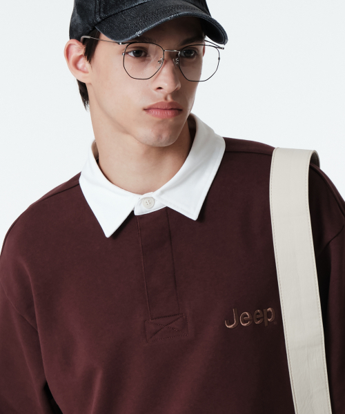 JEEP（ジープ）の「ラグビー スウェット (JP5TSU824BR)（ポロシャツ・レディース・その他・LARGE/MEDIUM/SMALL/X-LARGE）」の6枚目の写真