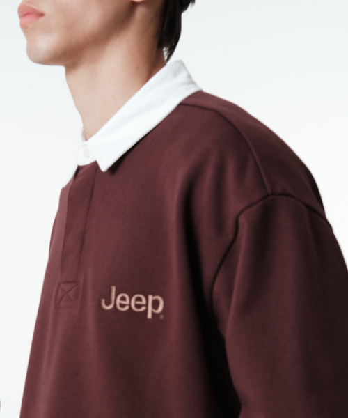 JEEP（ジープ）の「ラグビー スウェット (JP5TSU824BR)（ポロシャツ・レディース・その他・LARGE/MEDIUM/SMALL/X-LARGE）」の7枚目の写真